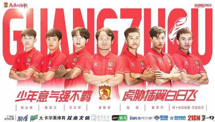  廣州隊(duì)球員王文軒轉(zhuǎn)會(huì)重慶銅梁龍，今年25歲，司職中衛(wèi) ???