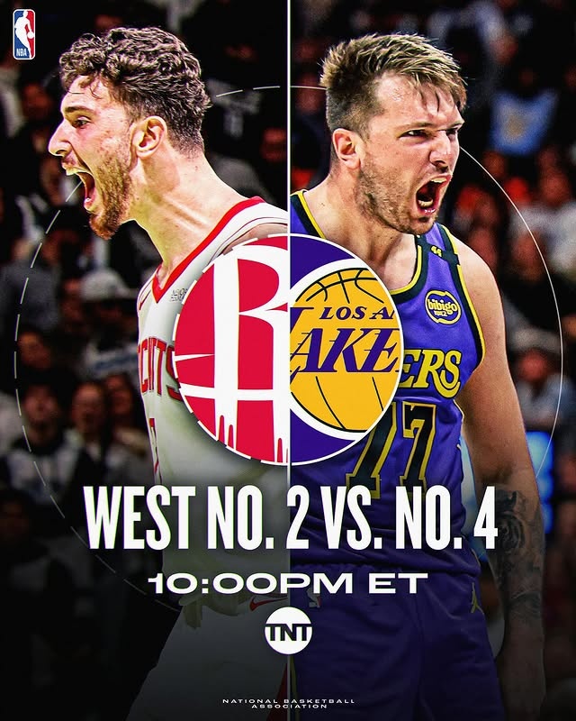  狂野西部焦點大戰(zhàn)！NBA官方發(fā)布火湖大戰(zhàn)海報：申京VS東契奇