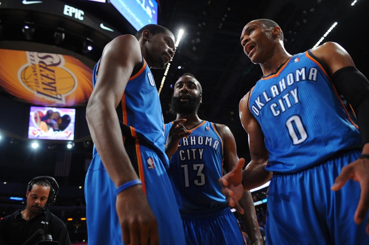  雷霆三少得分全部進(jìn)入歷史前20！他們是NBA歷史最大的如果嗎？