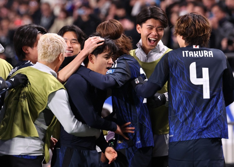  日本隊(duì)22名旅歐球員中15人來自五大聯(lián)賽，是22年3月出線時(shí)的兩倍